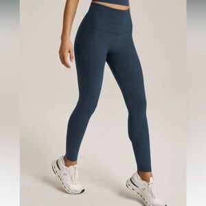 Beyond Yoga Spacedye High Waisted Caught In The Midi 7/8  Leggings Navy Size M